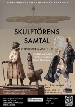SKULPTÖRENS VERKSTAD PRESENTERAR • Skulptörens samtal • Torsten Renqvist, Rune Rydelius och Anders Jansson 