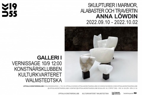 Skulpturer i marmor, alabaster och travertin