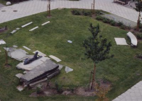 Gepard och kalksten
