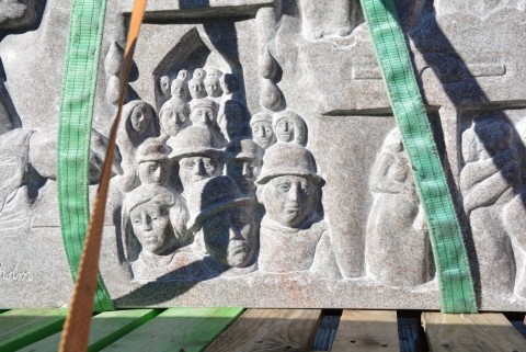 Minnesrelief över Maria Sandel